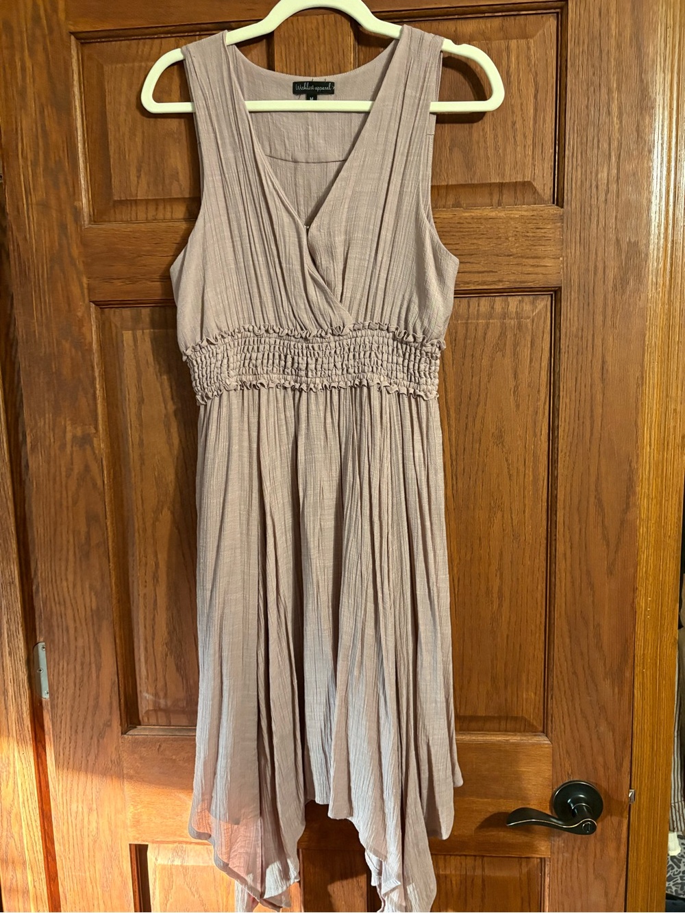 Women’s Wishlist Mauve Taupe High-Low Sleeveless Dress